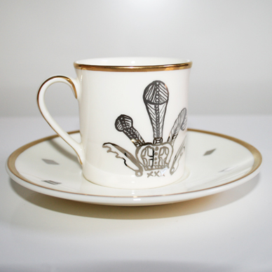 Queenie Coffee Cup & Saucer